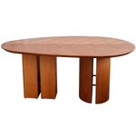 MesaJantarSampaOrganicaTampoeBaseemMadeiraCastanho218cm76547