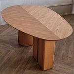 MesaJantarSampaOrganicaTampoeBaseemMadeiraCastanho218cm76547