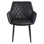 Kit04CadeirasMarrakeshCorinoPretoBaseAcoPreto76548