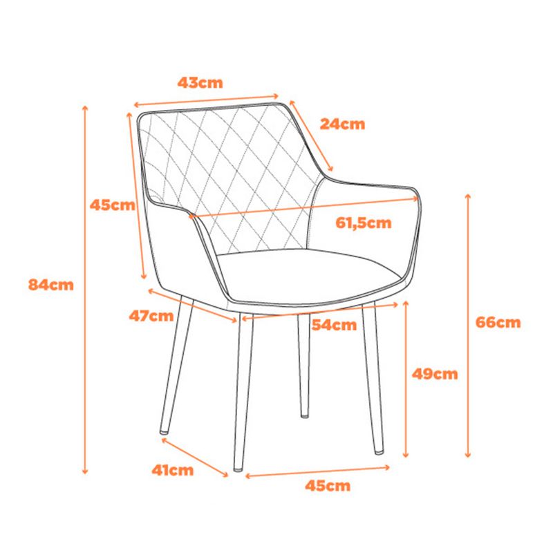 Kit04CadeirasMarrakeshCorinoPretoBaseAcoPreto76548
