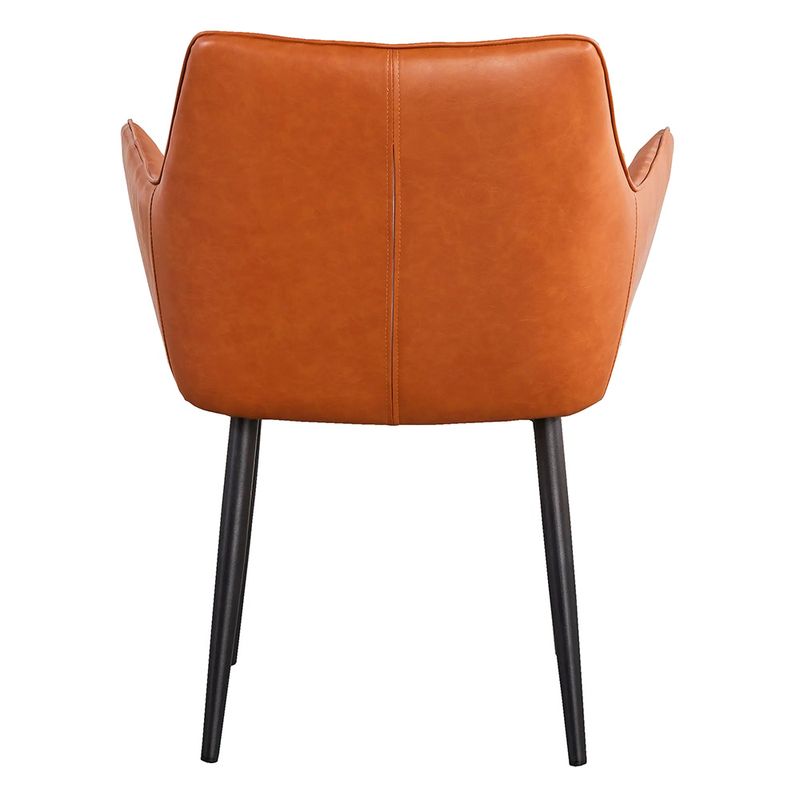 Kit04CadeirasMarrakeshCorinoCarameloBaseAcoPreto76549