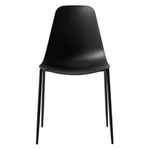 Kit 06 Cadeiras Miami Polipropileno Preto - 76550