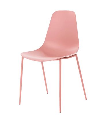 Kit 06 Cadeiras Miami Polipropileno Rosê - 76553