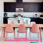 Kit 06 Cadeiras Miami Polipropileno Rosê - 76553