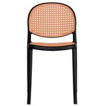 Kit 04 Cadeiras Positano Polipropileno Preto - 76563 76563