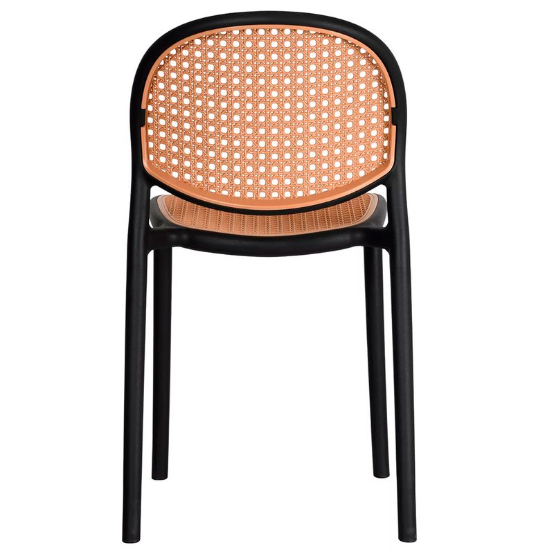 Kit 04 Cadeiras Positano Polipropileno Preto - 76563 76563