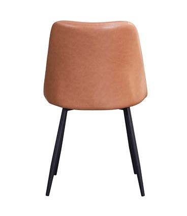 Kit 04 Cadeiras Quebec Corino Caramelo Base Aço - 76571