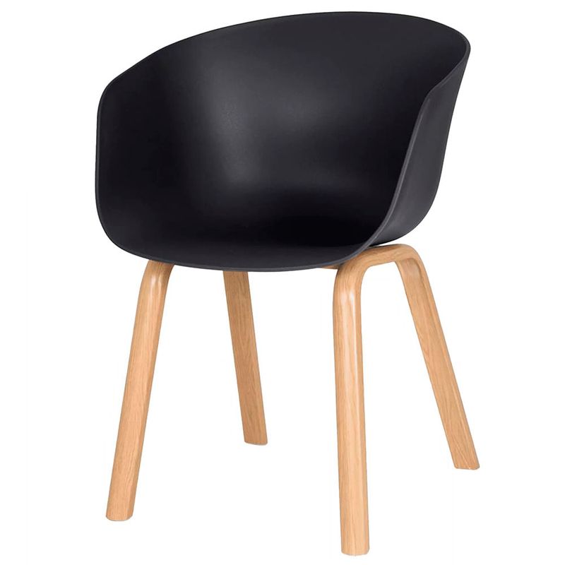 Kit 04 Cadeiras Toledo Preto Base Aço - 76575