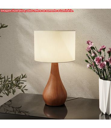 Luminaria de Mesa Lagamar Champagne 51cm - 75964