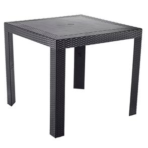 Mesa Ibiza Polipropileno Preto 80cm - 76602