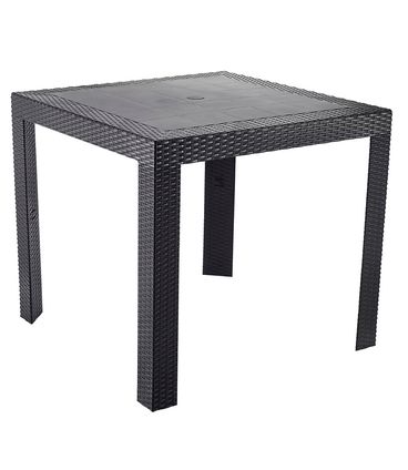 Mesa Ibiza Polipropileno Preto 80cm - 76602