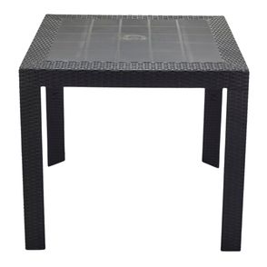 Mesa Ibiza Polipropileno Preto 80cm - 76602