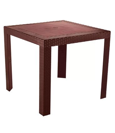 Mesa Ibiza Polipropileno Marrom 80cm - 76603