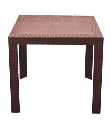 Mesa Ibiza Polipropileno Marrom 80cm - 76603
