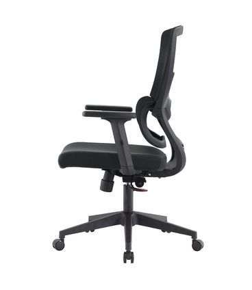 Cadeira Chelsea Diretor Tela Preta Base de Nylon com Rodizio - 76617