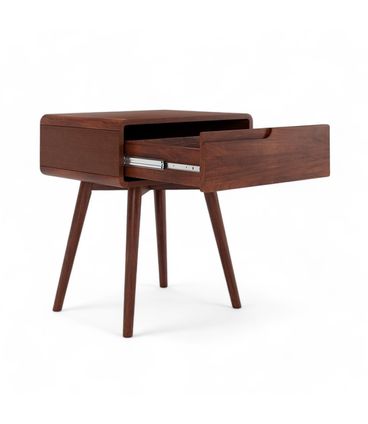 Mesa de Cabeceira Itamogi Direita 1 Gaveta Cor Castanho 57cm - 76700