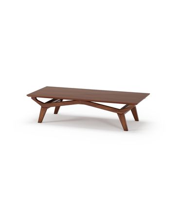 Mesa de Centro Olegario Cor Castanho 140cm - 76719
