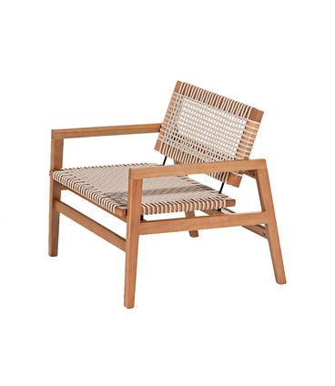 Poltrona Levez Corda Rami Verniz Mel - 76734