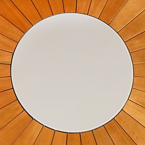 Mesa Jantar Redonda Paraty Base X Verniz Mel 160cm - 76757