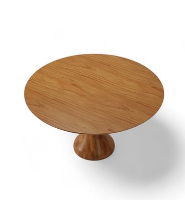 Mesa Jantar Maribela Redonda Cor Champagne 100cm - 76758