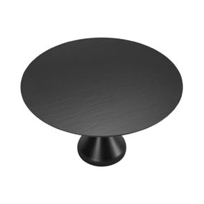 Mesa Jantar Maribela Redonda Cor Preto 100cm - 76766