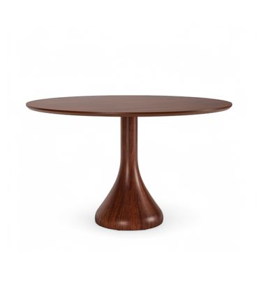 Mesa Jantar Maribela Redonda Cor Castanho 140cm - 76769