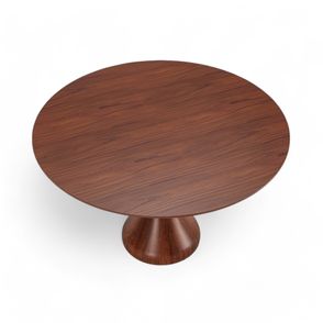 Mesa Jantar Maribela Redonda Cor Castanho 140cm - 76769