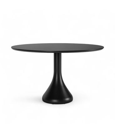 Mesa Jantar Maribela Redonda Cor Preto 140cm - 76770