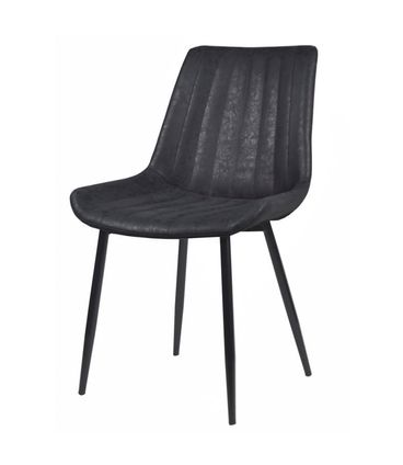 Kit 02 Cadeiras Celi Corino Preto Base Preta - 76793