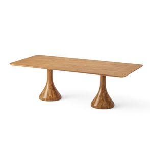 Mesa Jantar Maribela Retangular Cor Champagne 210cm - 76791