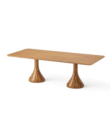 Mesa Jantar Maribela Retangular Cor Champagne 210cm - 76791