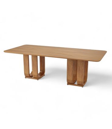 Mesa Jantar Itauna Retangular Cor Champagne 210cm - 76802