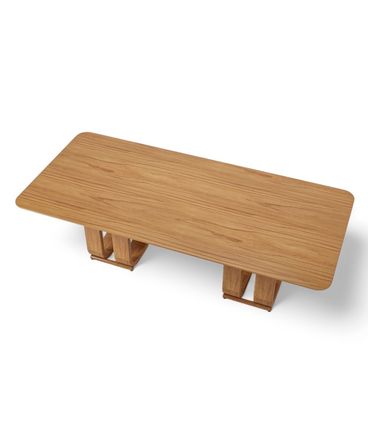 Mesa Jantar Itauna Retangular Cor Champagne 180cm - 76804