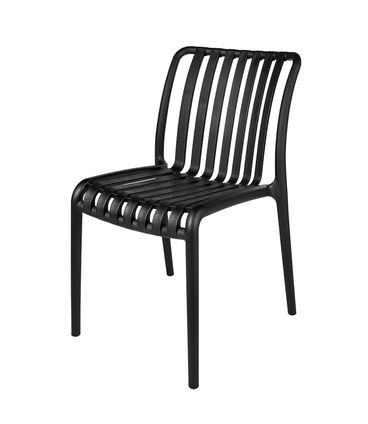 Kit 04 Cadeiras Gávea Polipropileno Preto - 76827