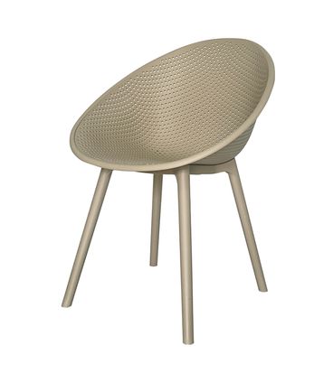 Kit 04 Cadeiras Drops Polipropileno Fendi - 76833