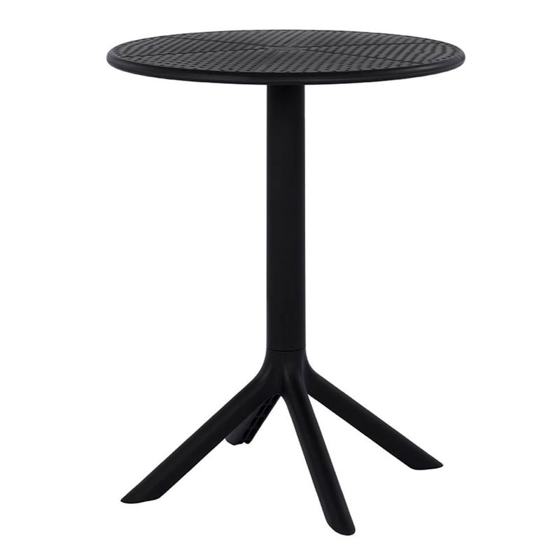 MesaDropsRedondaPolipropilenoPreto75802