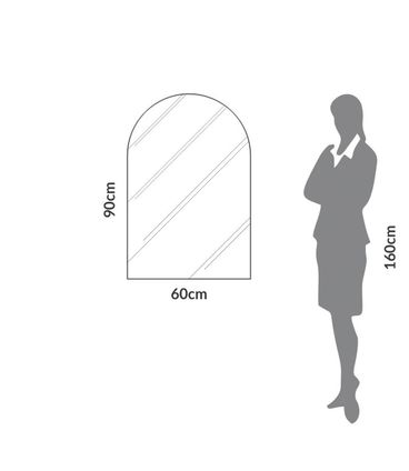 Espelho Nature Preto Fosco - 76920