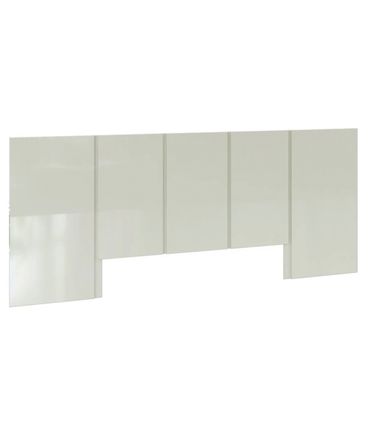 Cabeceira Queen Lisa Off White Brilho 280cm - 76939