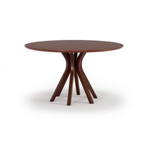 Mesa Jantar Delfim Redonda Cor Castanho 120cm - 76936