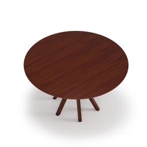 Mesa Jantar Delfim Redonda Cor Castanho 120cm - 76936