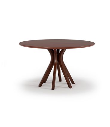 Mesa Jantar Delfim Redonda Cor Castanho 140cm - 76937