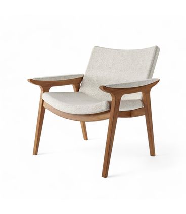 Poltrona Vicosa Estrutura Champagne Tecido Boucle Branco - 76968