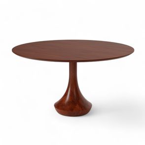 Mesa Jantar Betim Redonda Cor Castanho 140cm - 76990