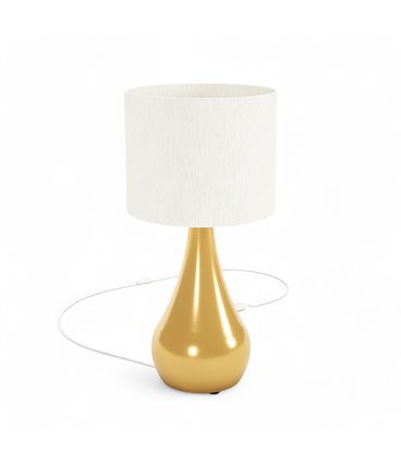 Luminaria de Mesa Lagamar Dourado 51cm - 77046