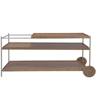 Aparador Bar Isabella Tampo Nogueira Recouro Caramelo 120cm - 77084