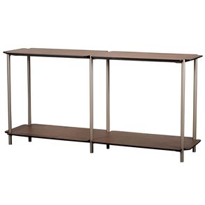 Aparador Valley Nogueira Base Metalizada Gold 160cm - 77089