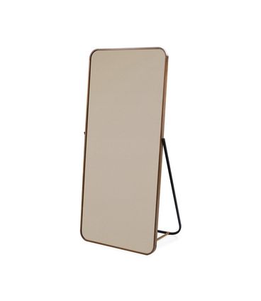 Espelho De Chão Bronze Com Moldura Amêndoa 230cm - 77156