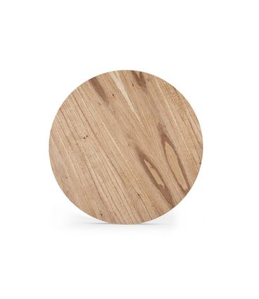 Mesa Lateral Danbi Tampo Cinamomo Base Chocolate Leve 45cm - 77251