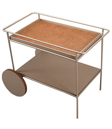 Carrinho Bar Tito Recouro Caramelo Base Champagne - 77438