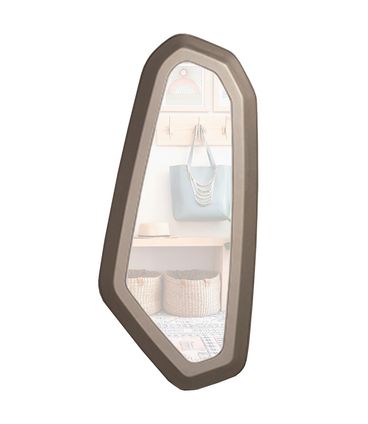 Espelho Auris Slim Moldura Nogueira 50x113cm - 77515